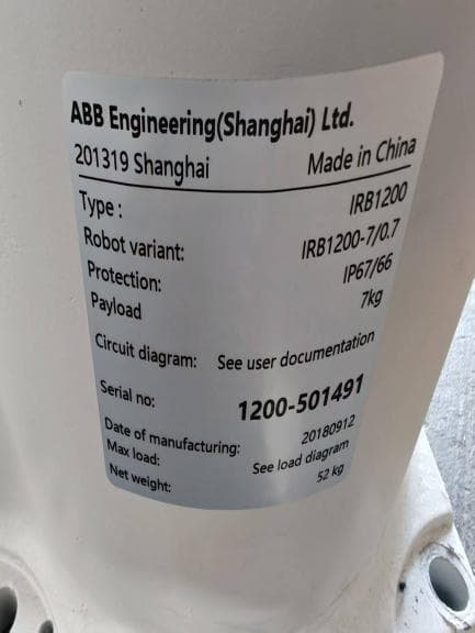 ABB IRB1200-7/0.7