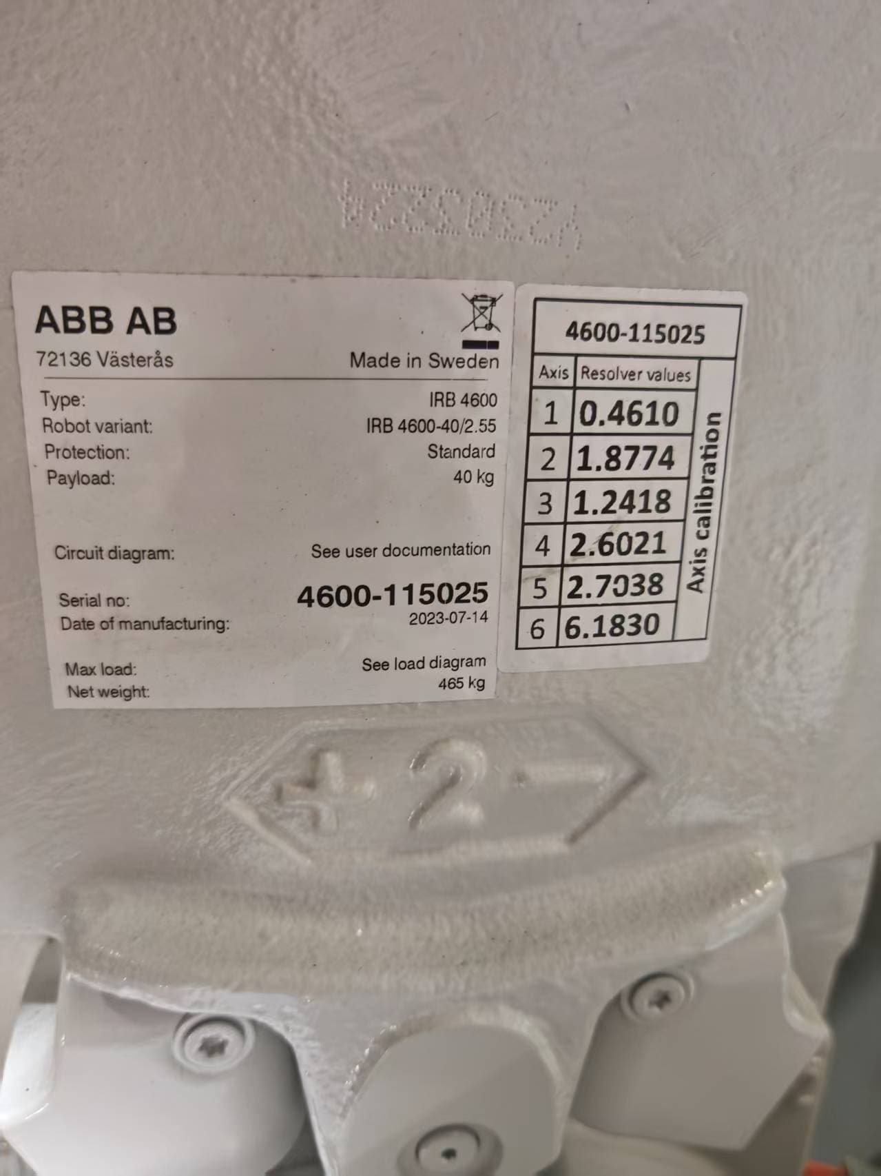 ABB IRB2600-20/1.65